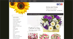 Desktop Screenshot of emmajaneflorist.com